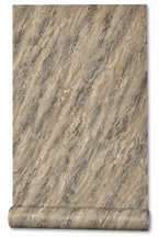Papier peint marbré marron 0,53x10m