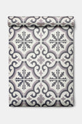 Papier peint faïence gris/blanc 10mx0,53m