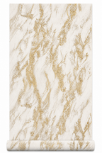 Papier peint marbre or 0,53x10m