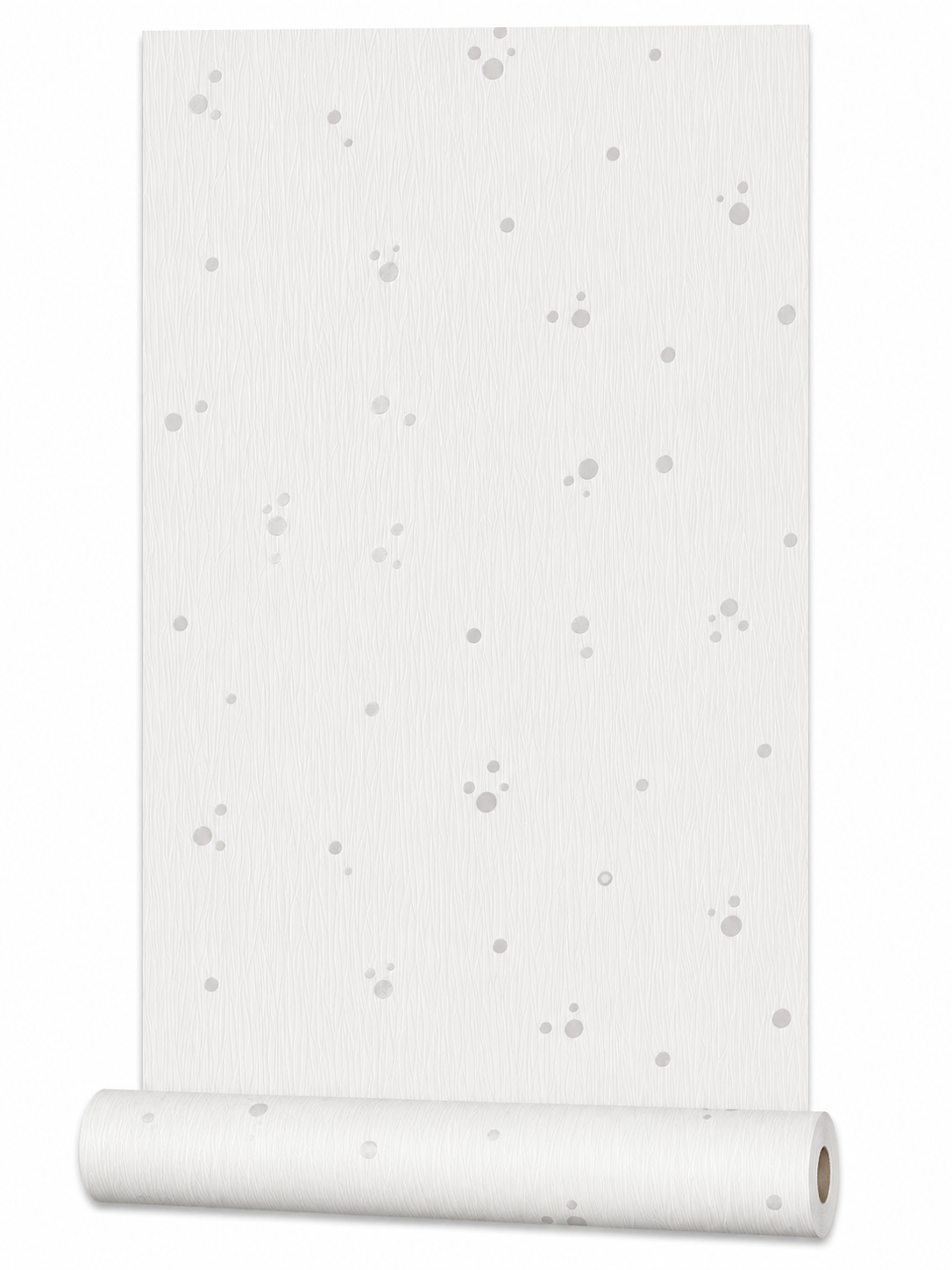 Papier peint petit rond blanc 0,53x10m