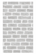 Papier peint brique gris clair 0,53x10m