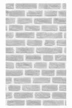 Papier peint brique gris clair 0,53x10m