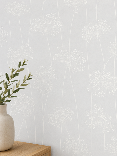 Papier peint arbre gris bleu 0,53x10m