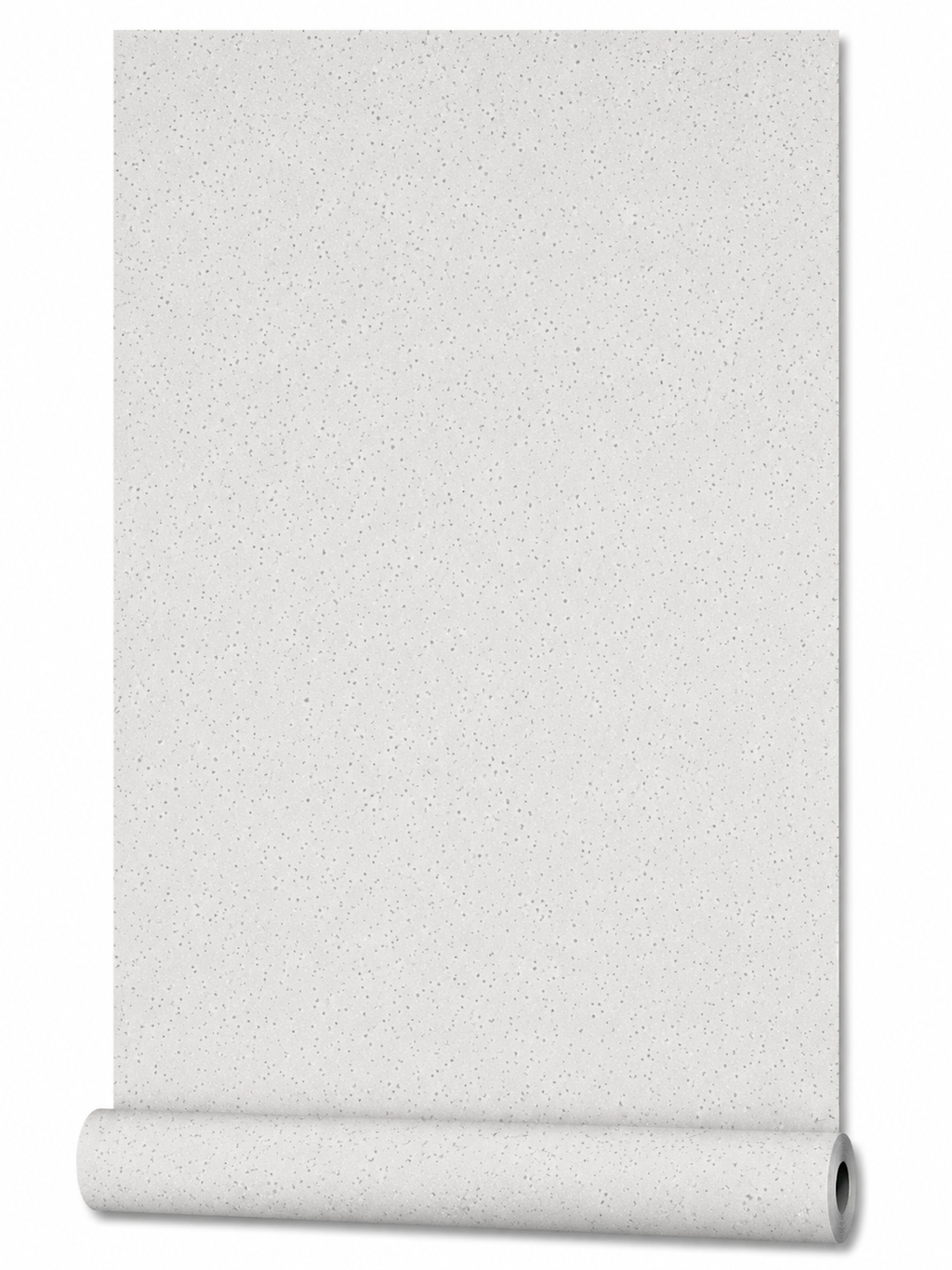 Papier peint point blanc/gris 0,53x10m