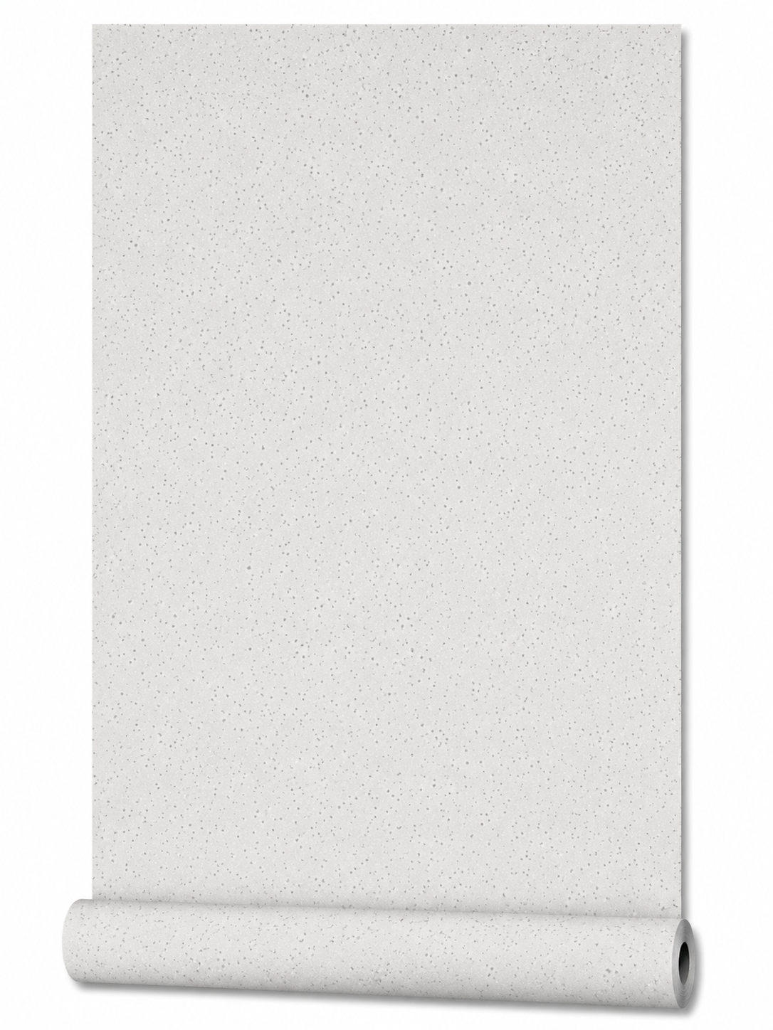Papier peint point blanc/gris 0,53x10m