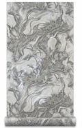 Papier peint marbre gris 0,53x10m