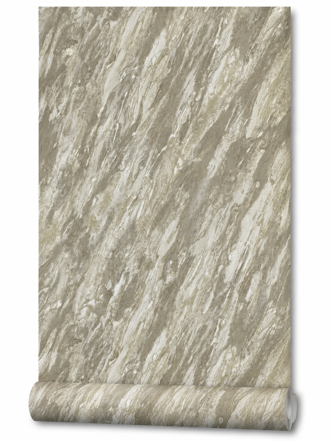 Papier peint marbré doré 0,53x10m
