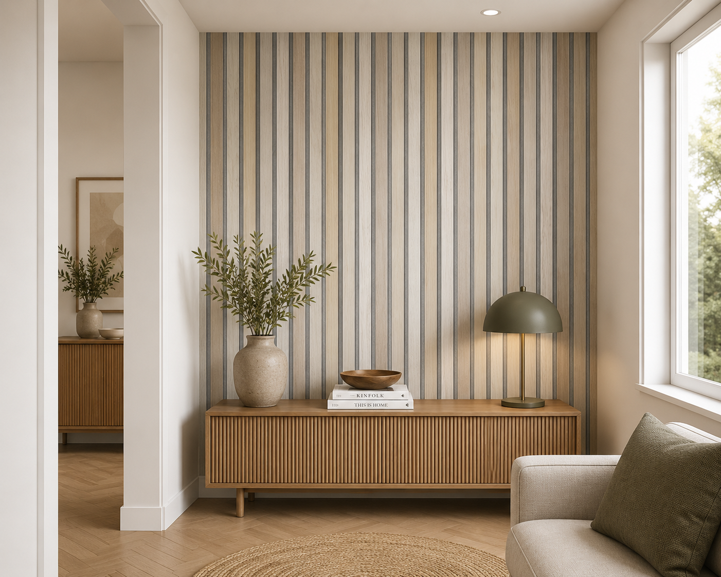 Papier peint dégradé bois 0,53x10m