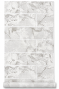 Papier peint carrelage marbré 0,53x10m