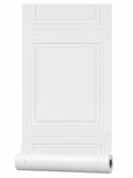 Papier peint moulures blanc 0,53x10m