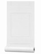 Papier peint moulures blanc 0,53x10m