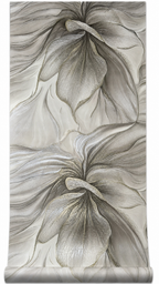 Papier peint fleur abstraite 0,53x10m