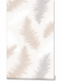 Papier peint plume rose 0,53x10m