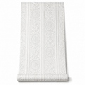 Papier peint médaillon blanc