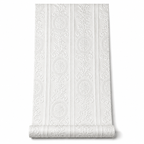 Papier peint médaillon blanc