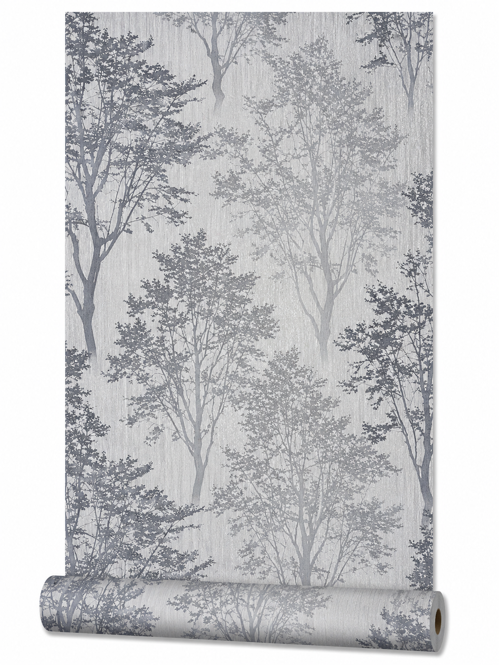 Papier peint arbre gris 0,53x10m