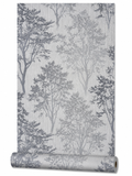 Papier peint arbre gris 0,53x10m