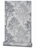 Papier peint arbre gris 0,53x10m