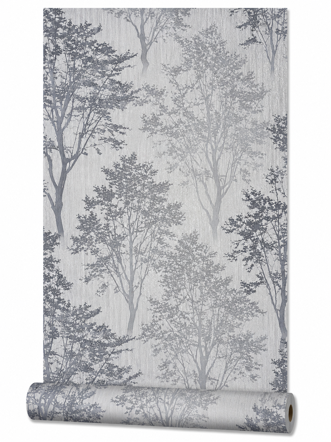 Papier peint arbre gris 0,53x10m