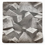 Papier peint 3D cube gris foncé 10mx0,53m