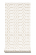 Papier peint hexagone beige/cuivre 0,53x10m