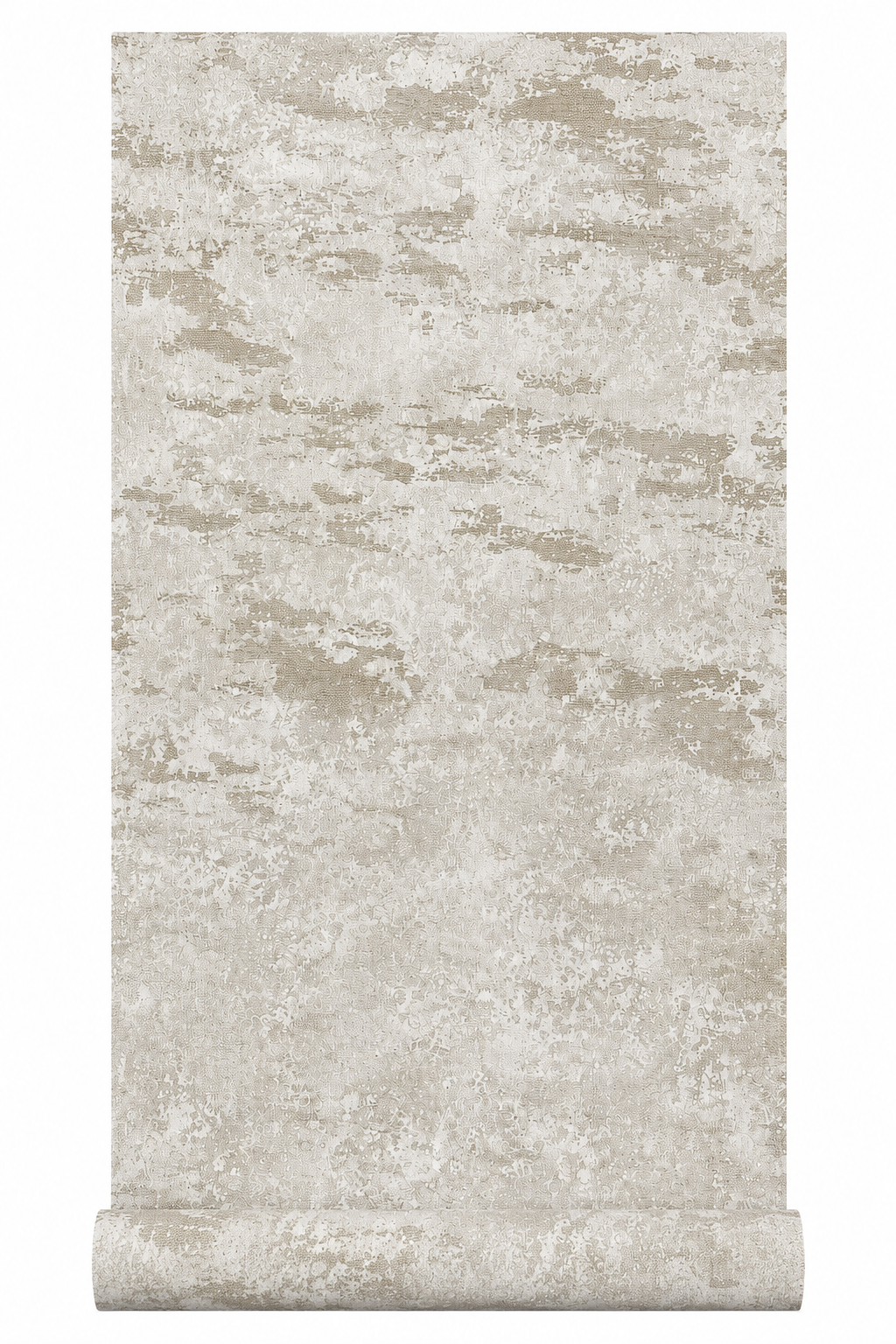 Papier peint taloché taupe 0,53x10m