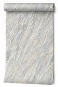 Papier peint marbré gris clair 0,53x10m