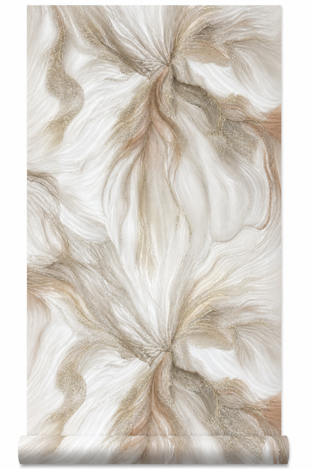 Papier peint floraison abstraite 0,53x10m