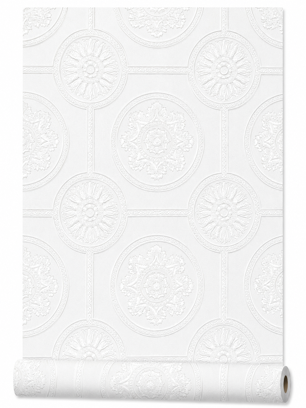 Papier peint moulure blanc 0,53x10m