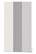 Papier peint rayure gris blanc 0,53x10m