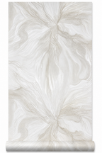 Papier peint fleur abstraite 0,53x10m