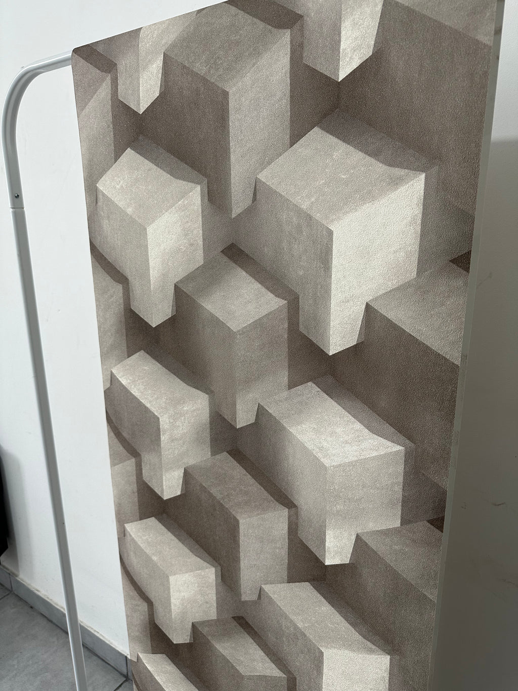 Papier peint 3D marron 0,53x10m