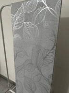 Papier peint feuille gris 0,53x10m
