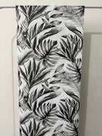 Papier peint feuillage noir/blanc 0,53x10m