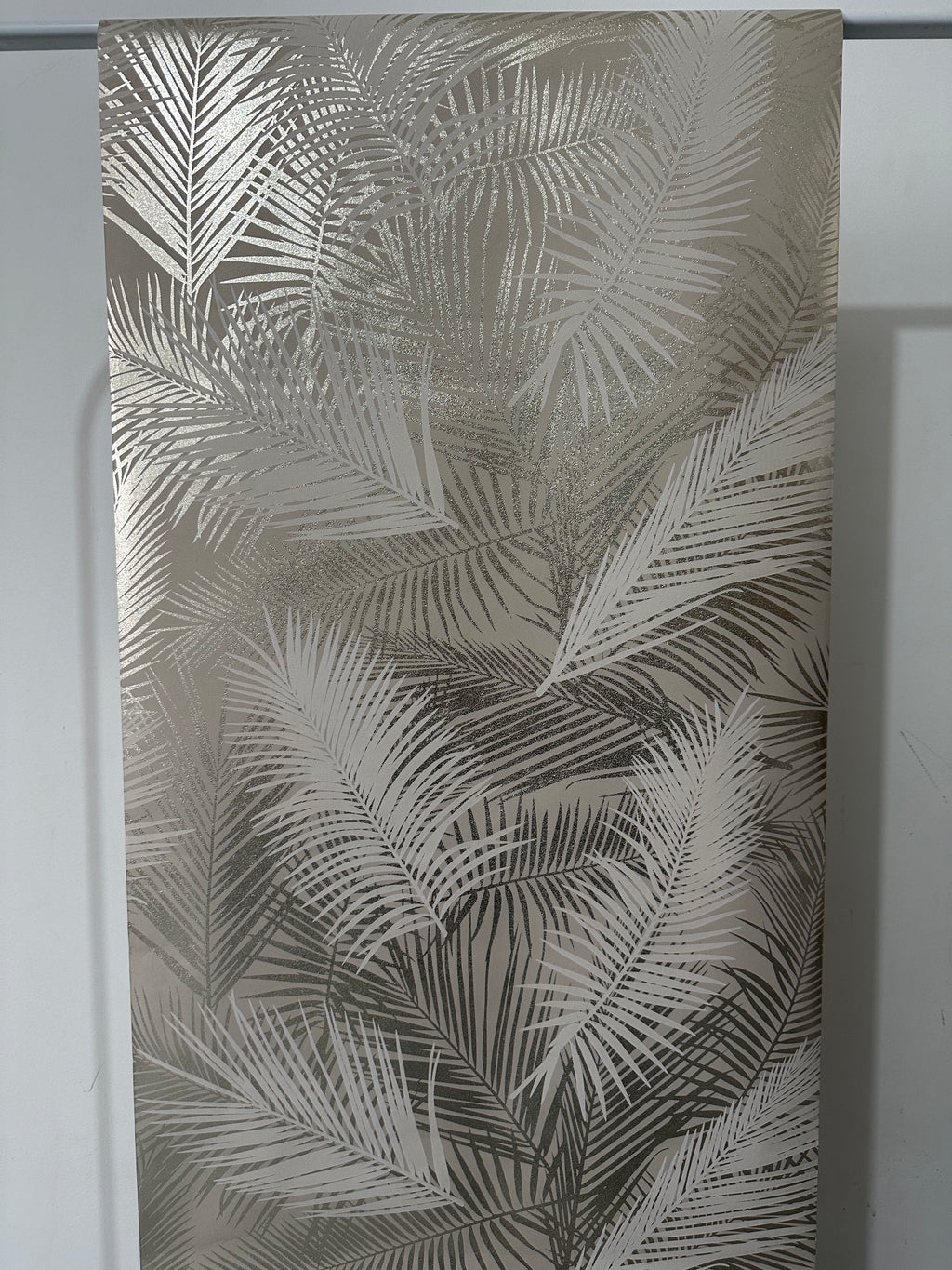 Papier peint plume doré 0,53x10m