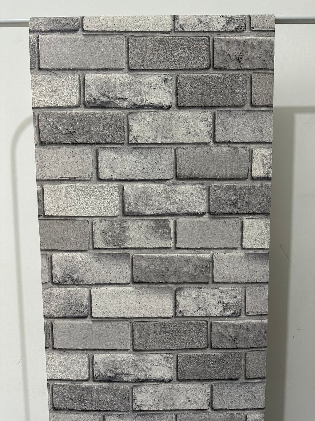 Papier peint brique gris 0,53x10m