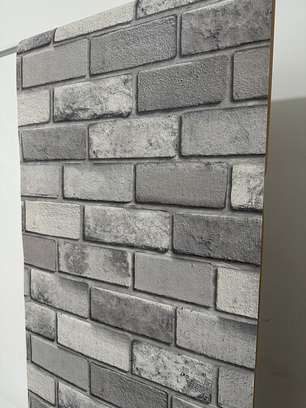 Papier peint brique gris 0,53x10m