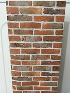 Papier peint brique orange 0,53x10m