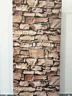 Papier peint pierre marron 0,53x10m