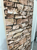 Papier peint pierre marron 0,53x10m