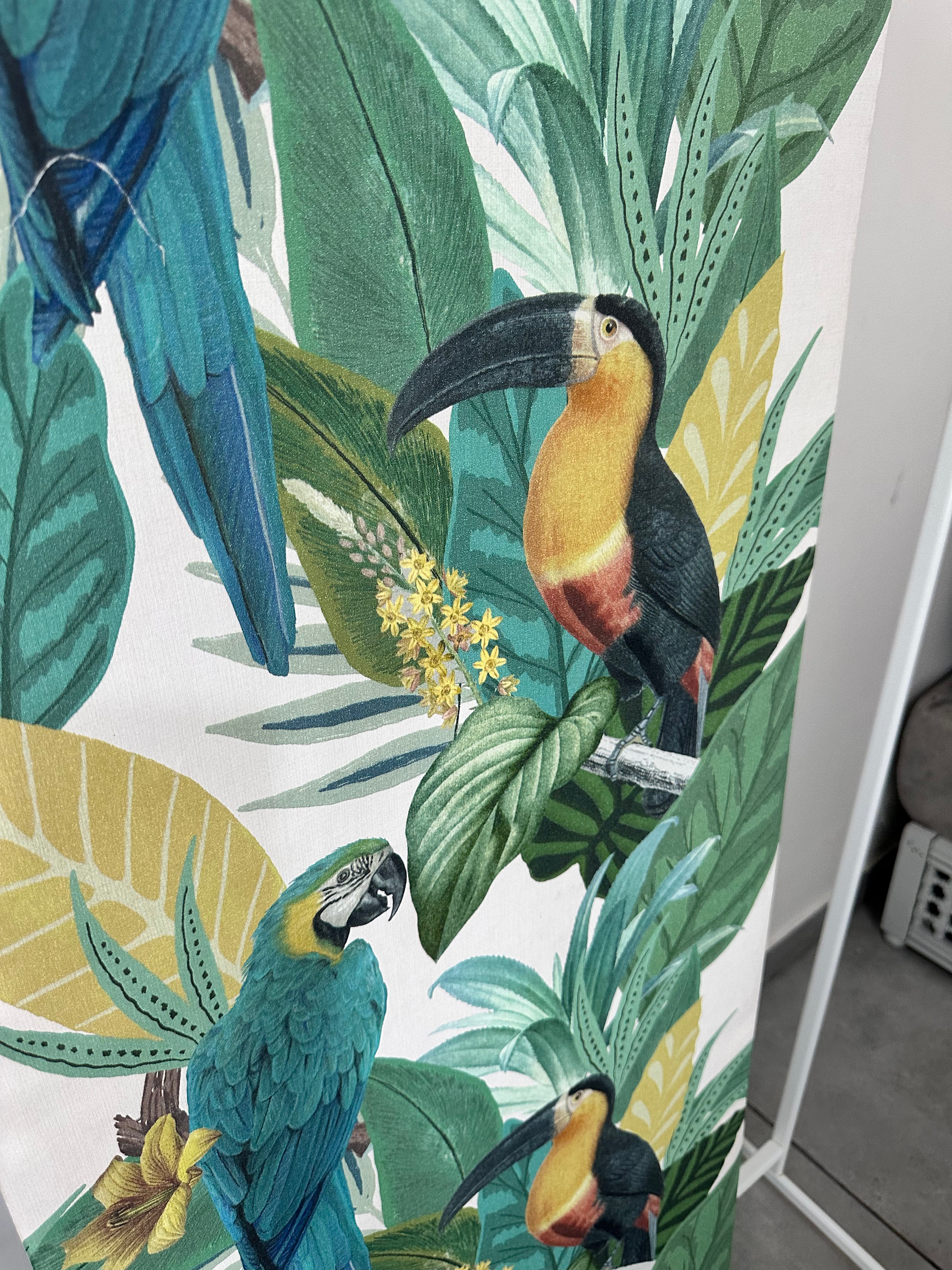 Papier peint oiseaux exotiques 0,53x10m