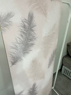 Papier peint plume rose 0,53x10m