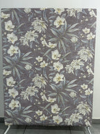 Papier peint fleuri violet crème 1,06x10m