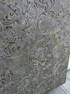 Papier peint classique gris foncé/or 1,06x10m