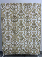Papier peint baroque blanc or 1,06x10m