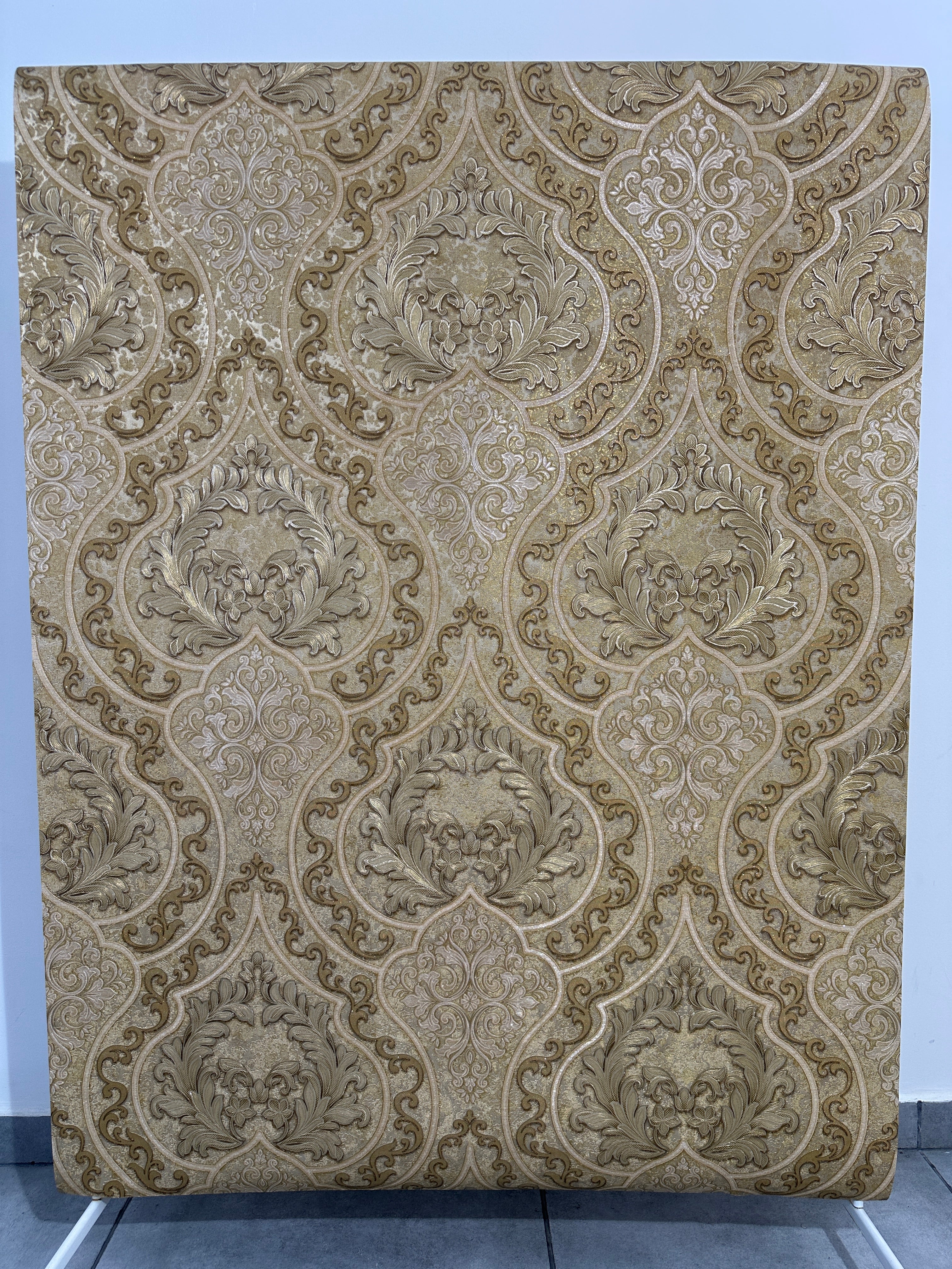 Papier peint baroque or 1,06x10m