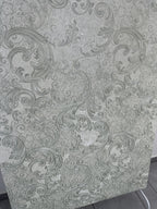 Papier peint classique vert/gris 1,06x10m