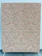 Papier peint baroque rose/or 1,06x10m