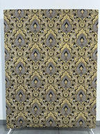 Papier peint baroque noir/or 1,06x10m