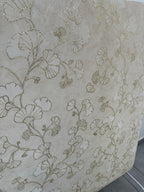 Papier peint fleur or 1,06x10m